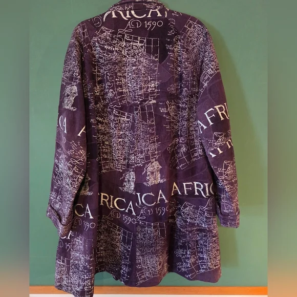 Map of Africa- Swing Coat-African Star - Picture 4 of 6